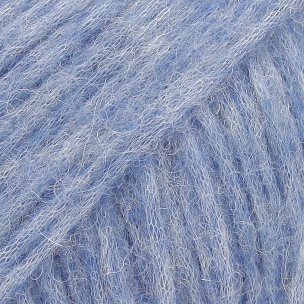Fil DROPS Air Uni Color - 50g - Bleu Fil DROPS Air Uni Color - 50g - Bleu