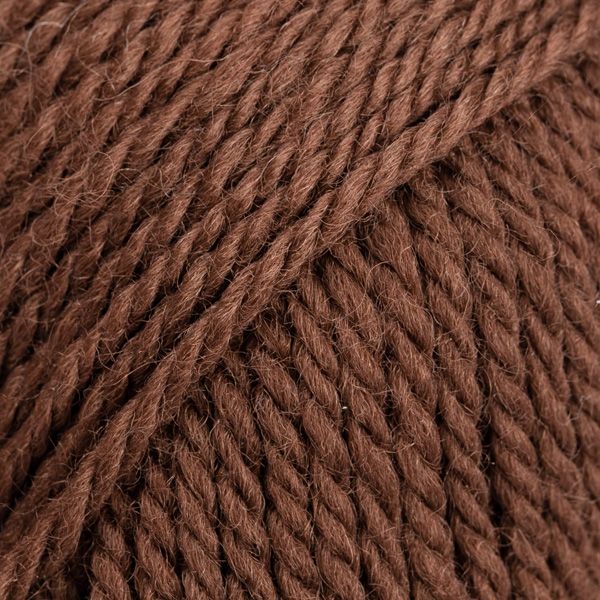 Fil DROPS Alaska Uni Color - 50g - Chocolat Fil DROPS Alaska Uni Color - 50g - Chocolat