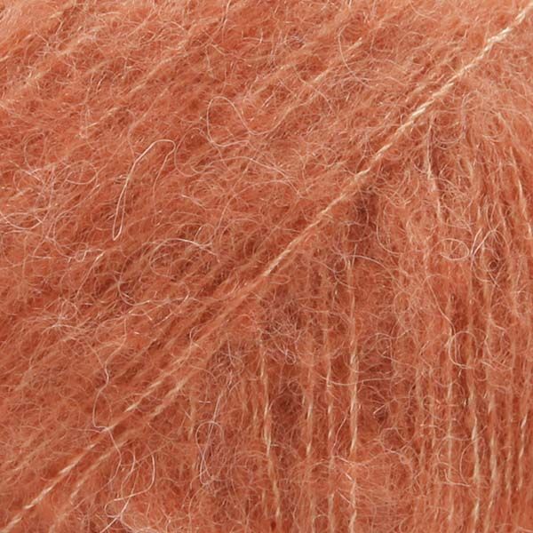 Fil DROPS Brushed Alpaca Silk - 25g - Rouille Clair Fil DROPS Brushed Alpaca Silk - 25g - Rouille Clair