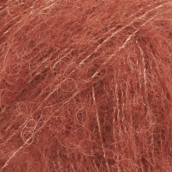 Fil DROPS Brushed Alpaca Silk - 25g - Rouille Fil DROPS Brushed Alpaca Silk - 25g - Rouille