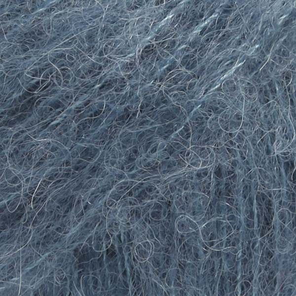 Fil DROPS Brushed Alpaca Silk - 25g - Bleu acier Fil DROPS Brushed Alpaca Silk - 25g - Bleu acier