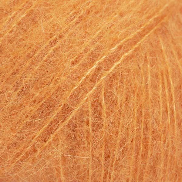 Fil DROPS Brushed Alpaca Silk - 25g - Mandarine Fil DROPS Brushed Alpaca Silk - 25g - Mandarine