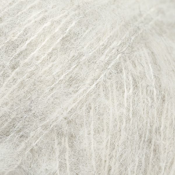 Fil DROPS Brushed Alpaca Silk - 25g - Gris perle Fil DROPS Brushed Alpaca Silk - 25g - Gris perle