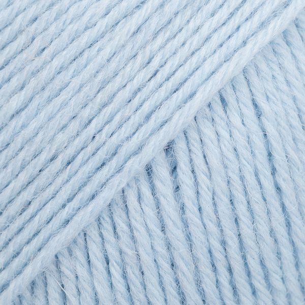 Fil DROPS Fabel Uni Color - 50g - Bleu Clair Fil DROPS Fabel Uni Color - 50g - Bleu Clair