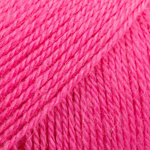Fil DROPS Flora Uni Color - 50g - Magenta Fil DROPS Flora Uni Color - 50g - Magenta