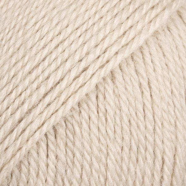 Fil DROPS Flora Uni Color - 50g - Sable Fil DROPS Flora Uni Color - 50g - Sable