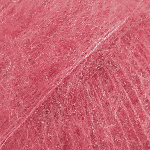 Fil DROPS Kid-Silk Uni Color - 25g - Framboise Fil DROPS Kid-Silk Uni Color - 25g - Framboise
