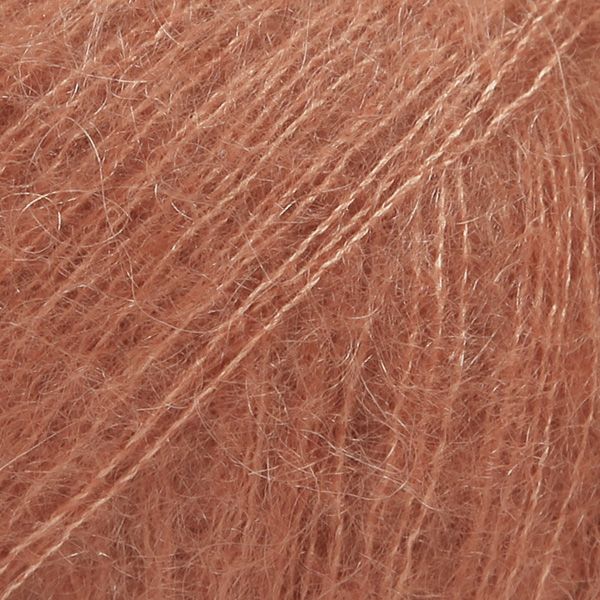 Fil DROPS Kid-Silk Uni Color - 25g - Rouille Fil DROPS Kid-Silk Uni Color - 25g - Rouille