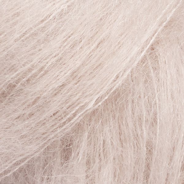 Fil DROPS Kid-Silk Uni Color - 25g - Rose perle Fil DROPS Kid-Silk Uni Color - 25g - Rose perle