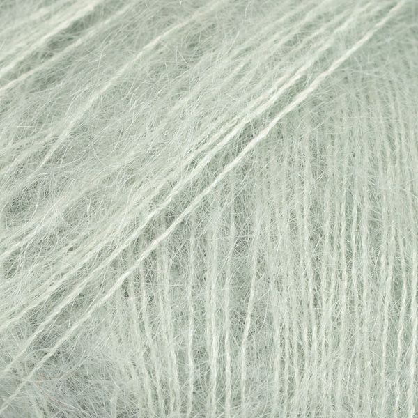 Fil DROPS Kid-Silk Uni Color - 25g - Menthe Douce Fil DROPS Kid-Silk Uni Color - 25g - Menthe Douce