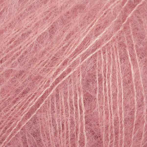 Fil DROPS Kid-Silk Uni Color - 25g - Sorbet cerise Fil DROPS Kid-Silk Uni Color - 25g - Sorbet cerise