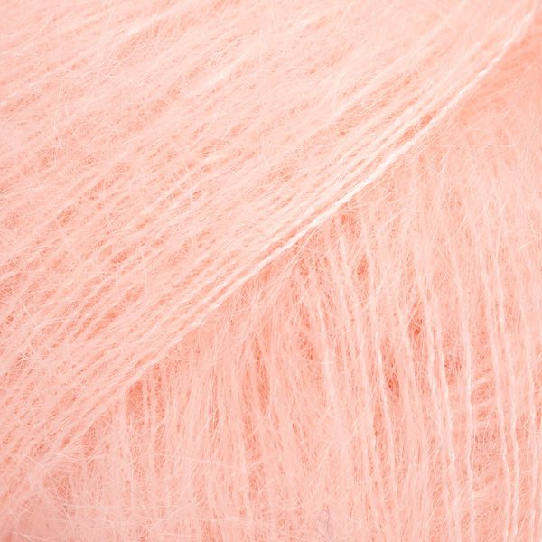 Fil DROPS Kid-Silk Uni Color - 25g - Pêche Clair Fil DROPS Kid-Silk Uni Color - 25g - Pêche Clair