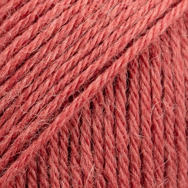 Fil DROPS Nord Uni Color - 50g - Brique Rouge Fil DROPS Nord Uni Color - 50g - Brique Rouge