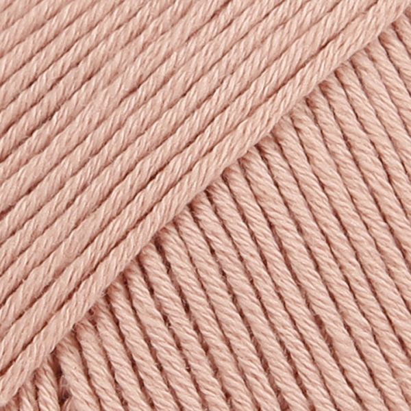 Fil DROPS Safran Uni Color - 50g - Rose brume Fil DROPS Safran Uni Color - 50g - Rose brume