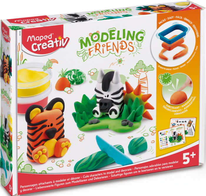 Set d'argile - Maped - Modelage amis sauvages (5+ ans) Set d'argile - Maped - Modelage amis sauvages (5+ ans)