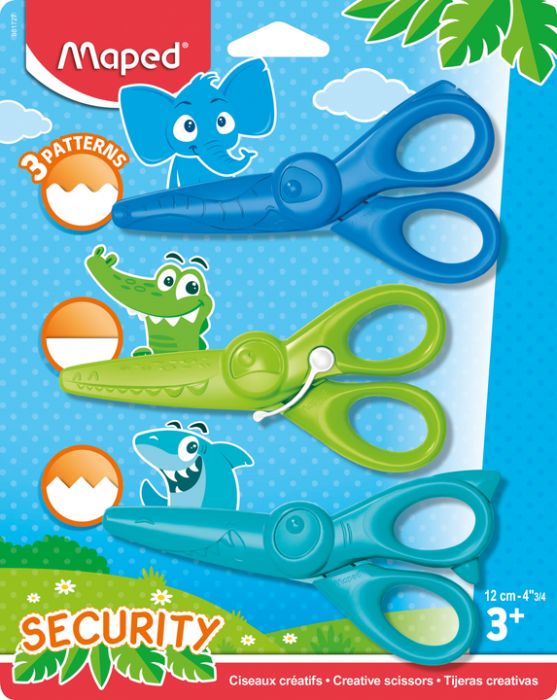 Ciseaux - Maped - Kidicraft 12 cm lot de 3 Ciseaux - Maped - Kidicraft 12 cm lot de 3