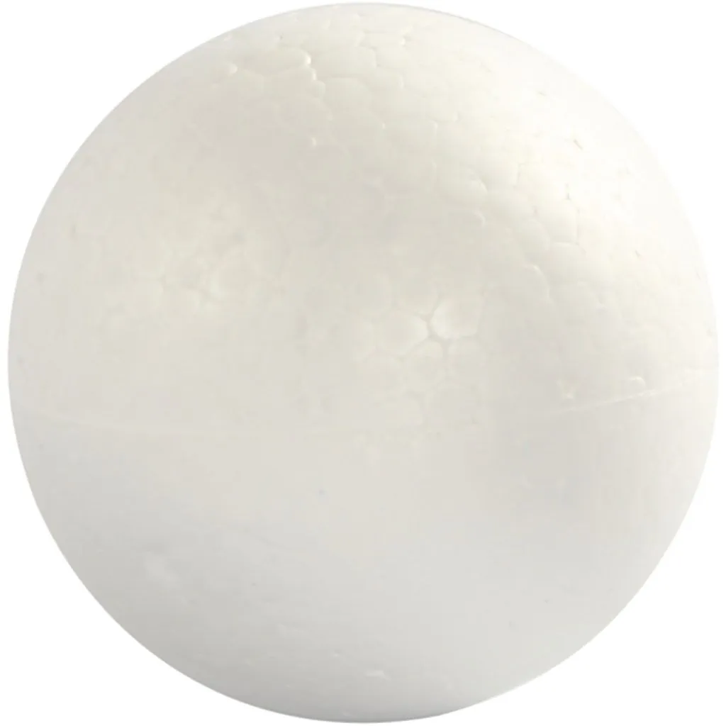 Boules en polystyrène - blanc - Ø8 cm - 5 pcs Boules en polystyrène - blanc - Ø8 cm - 5 pcs