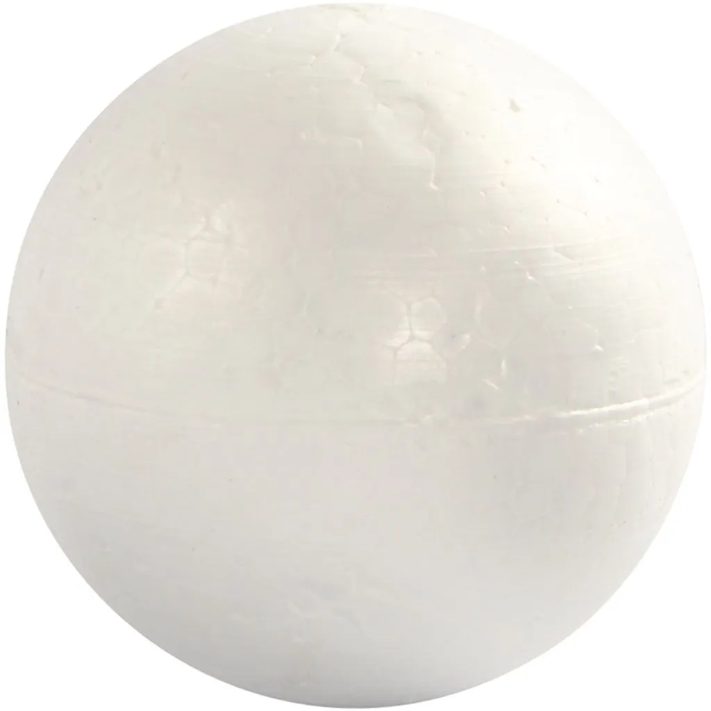 Boules en polystyrène - blanc - Ø10 cm - 5 pcs Boules en polystyrène - blanc - Ø10 cm - 5 pcs