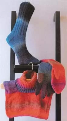 Patron tricot - Chaussettes, mitaines & écharpe polo Patron tricot - Chaussettes, mitaines & écharpe polo