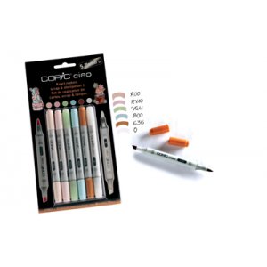 Copic Ciao 5+Blender set - Scrap & tampon set 1 Copic Ciao 5+Blender set - Scrap & tampon set 1