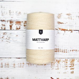 Chaîne de tapis - Fil Järbo - 500 g - Ecru Chaîne de tapis - Fil Järbo - 500 g - Ecru