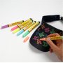 Stylos textile dco - 3 mm - couleurs fluo - 6 pcs