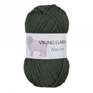 Fil Viking Mérinos 50g - Vert foncé (836) Fil Viking Mérinos 50g - Vert foncé (836)