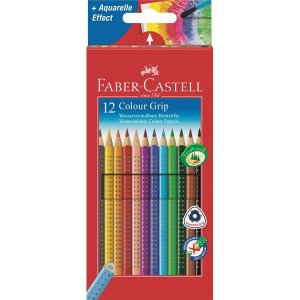 Crayons aquarelle Faber-Castell Color Grip 2001 - 12 Crayons Crayons aquarelle Faber-Castell Color Grip 2001 - 12 Crayons