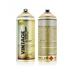 Peinture en aérosol Montana Vintage Effect 400ml - Jaune Vintage Peinture en aérosol Montana Vintage Effect 400ml - Jaune Vintage