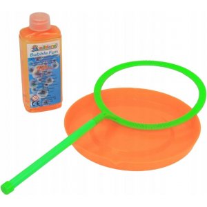 Kit de bulles de savon XXL anneau 21 cm avec liquide 250 ml - Alldoro