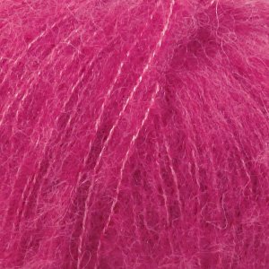 Fil DROPS Brushed Alpaca Silk - 25g - Cerise (18) Fil DROPS Brushed Alpaca Silk - 25g - Cerise (18)