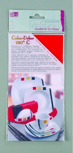 Feuille de couleur Color-Dekor 180 C 100 x 200 mm - orange 2 pcs