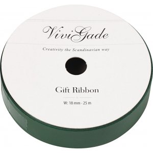 Ruban cadeau - vert - mat - 25 m Ruban cadeau - vert - mat - 25 m