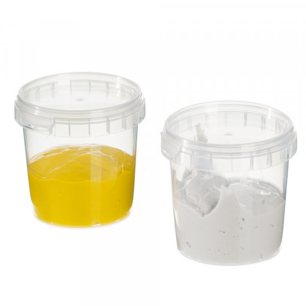 Conforme en soie bi-composant 100+100g - Blanc/jaune