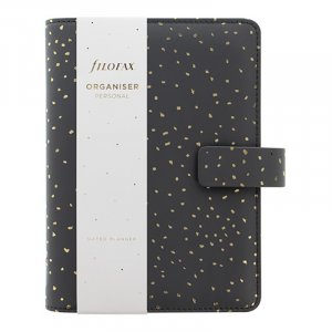 Calendrier système Filofax Personal - Confetti Charcoal Calendrier système Filofax Personal - Confetti Charcoal