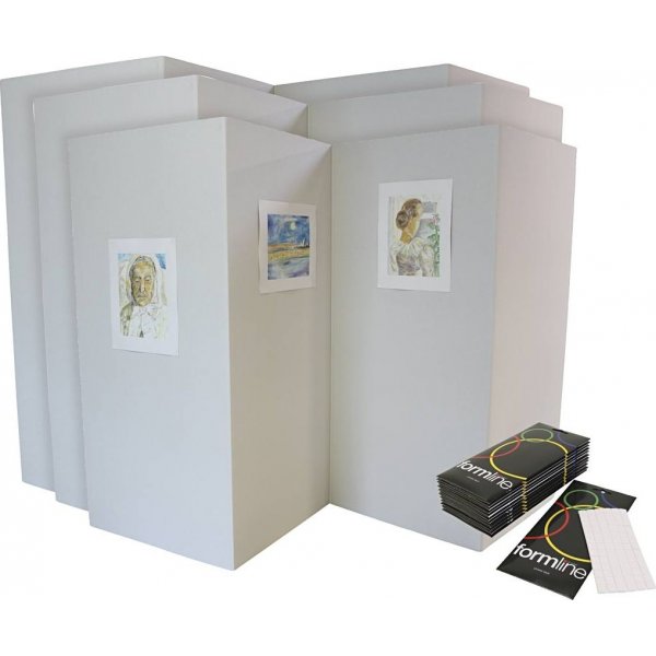 Mur d'exposition et classeur
