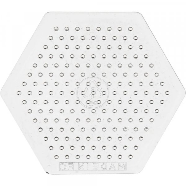 Plaques de perles - Transparent - Hexagonal - 1 pc