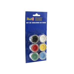 Peinture pour loisirs créatifs - Revell - Émail - Jeu de couleurs de base Peinture pour loisirs créatifs - Revell - Émail - Jeu de couleurs de base