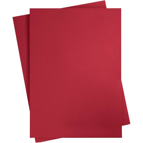 Carton coloré - Noël rouge - A2 - 180 g - 10 feuilles Carton coloré - Noël rouge - A2 - 180 g - 10 feuilles