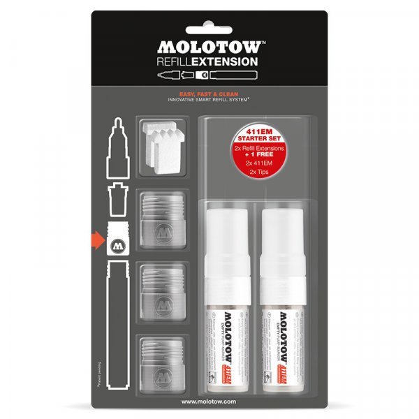 Kit de marqueurs vides - 411Em