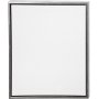 ArtistLine Toile avec cadre - argent antique/blanc - 54x64 cm