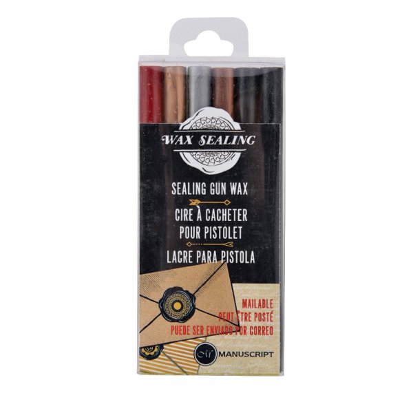 Cire  cacheter pour pistolet  cire, paquet de 6