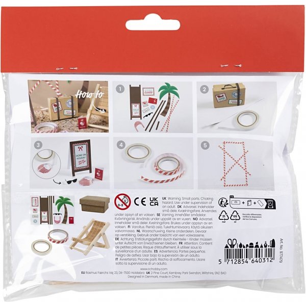 Mini Kit DIY Porte du Père Noël - En vacances Mini Kit DIY Porte du Père Noël - En vacances