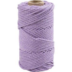 Fil macramé, violet, 55 m Fil macramé, violet, 55 m