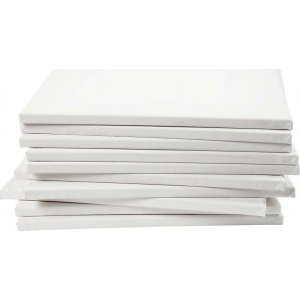 Toile - blanc - 40 x 40 cm - 40 pcs Toile - blanc - 40 x 40 cm - 40 pcs
