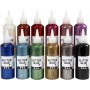 Colle paillete - couleurs mlanges - 12 x 118 ml