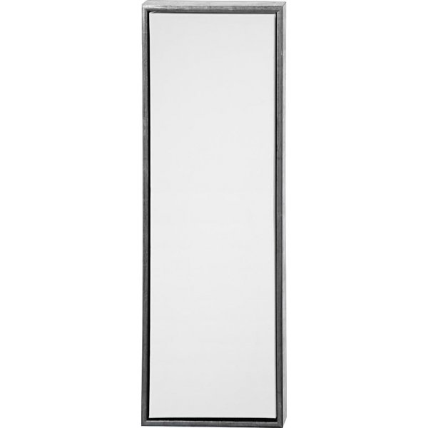 ArtistLine Toile avec cadre - argent antique/blanc - 34x94 cm