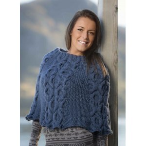 Patron tricot - Poncho (1309-14) Patron tricot - Poncho (1309-14)