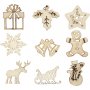 Dcorations en bois - Nol - 45 pcs