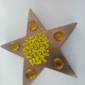 Image client Boules de verre 18 - 20 mm - jaunes 100 g / 20 pcs.